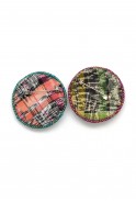 Embroidered Flower Pins